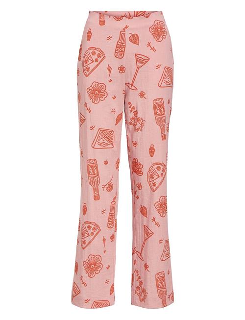 Objsage Hw Stright Pants 137 Object Pink