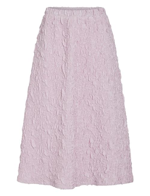 Visophia Hw Volume Midi Skirt/Dc Vila Pink