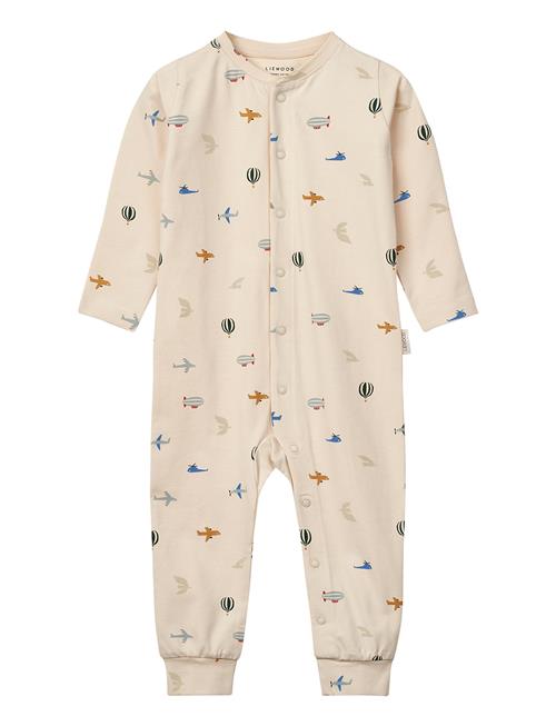 Birk Printed Pyjamas Jumpsuit Liewood Cream