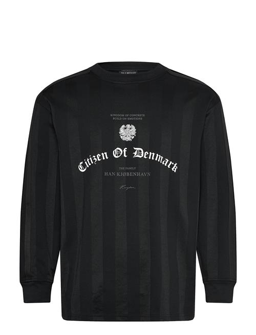 Football Jersey Long Sleeve Tee HAN Kjøbenhavn Black