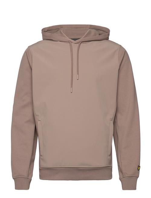 Softshell Hybrid Pullover Hoodie Lyle & Scott Brown