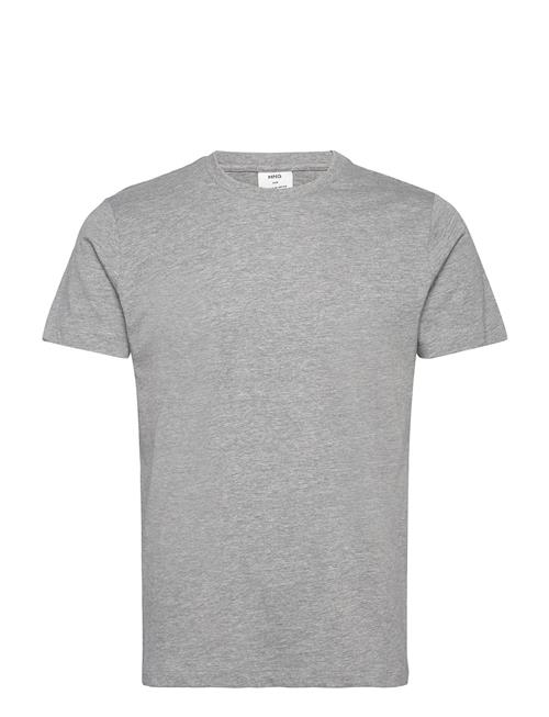 Slim-Fit Cotton T-Shirt Mango Grey