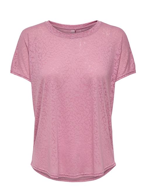 Onpaub-Bia On Ss Bat Curved Bn Tee Only Play Pink