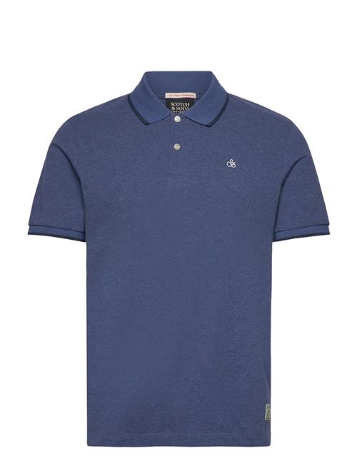 Melange Regular Fit Polo Scotch & Soda Blue