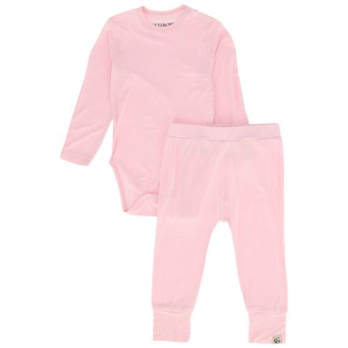 Gullkorn Design Vennen Sæt Med Tøj Light Pink 74 cm  Lyserød  74 cm  Unisex