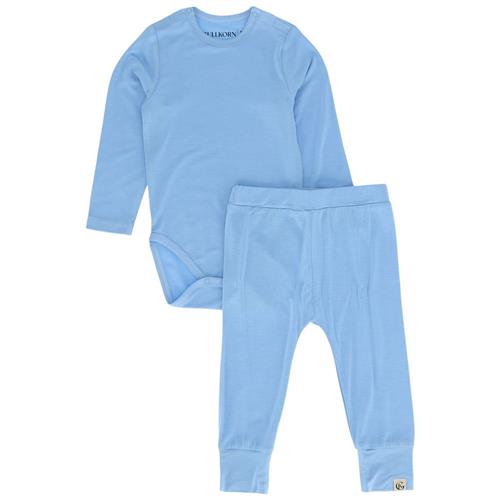 Gullkorn Design Vennen Sæt Med Tøj Sky Blue 80 cm  Blå  80 cm  Unisex