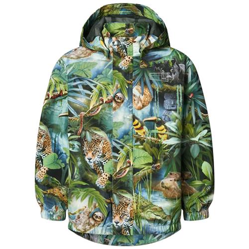 Molo Waiton Rain Jacket Jungle Life 98/104 cm  Grøn  98/104 cm  Unisex