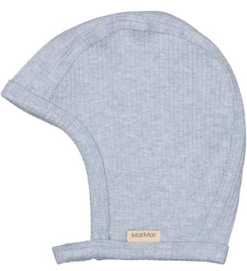 MarMar Babyhjelm - Rib - Modal - Hoody - Fresh Air Melange