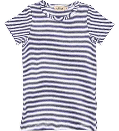 MarMar T-shirt - Rib - Modal - Tago - Blue Stripe