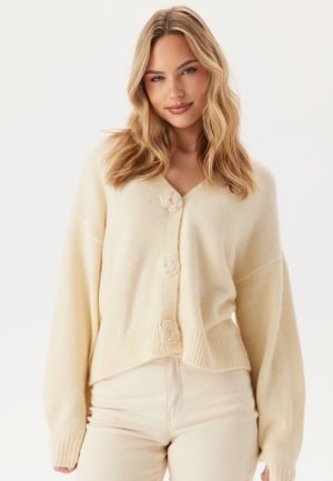 VERO MODA Vmcecily Ls V-neck Cardigan Birch XL