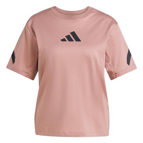 ADIDAS SPORTSWEAR Funktionsbluse 'Z.N.E.'  pastelrød / sort