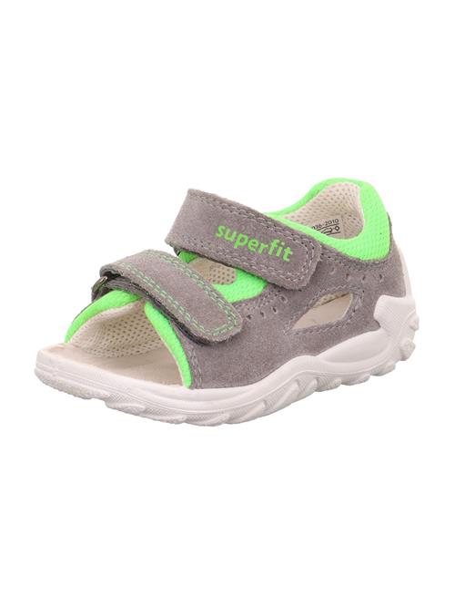 SUPERFIT Sandaler 'FLOW'  grå / lime