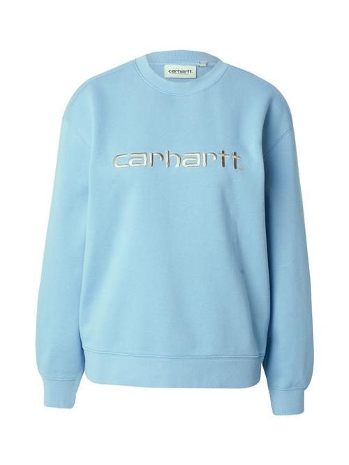 Se Carhartt WIP Sweatshirt  lyseblå / sølv ved About You