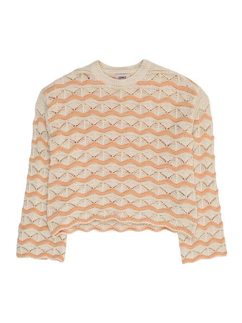 KIDS ONLY Pullover 'KOGDONNA'  beige / orange