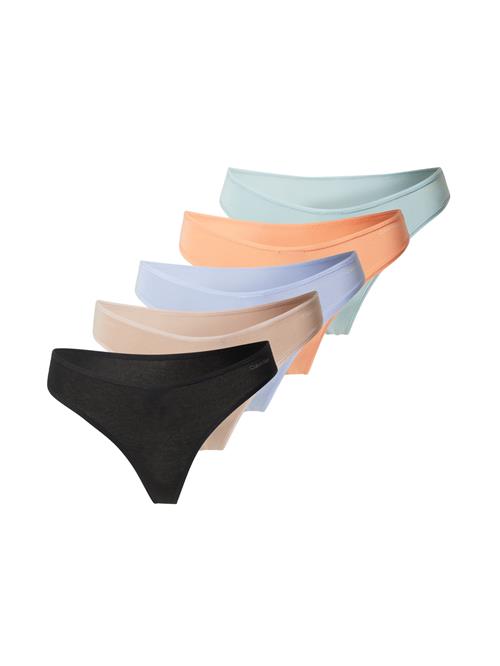 Calvin Klein Underwear String 'Ideal Cotton'  beige / lyseblå / mint / orange / sort