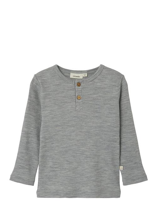 Nmmfable Ls Wool Top Lil Lil'Atelier Grey