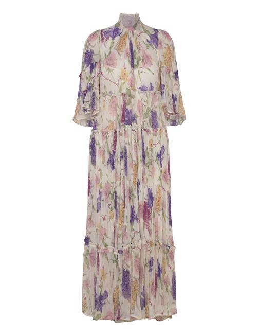 Chiffon Shift Dress By Ti Mo Purple