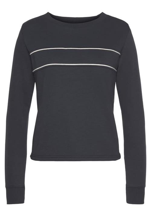 H.I.S Sweatshirt  mørkeblå / hvid