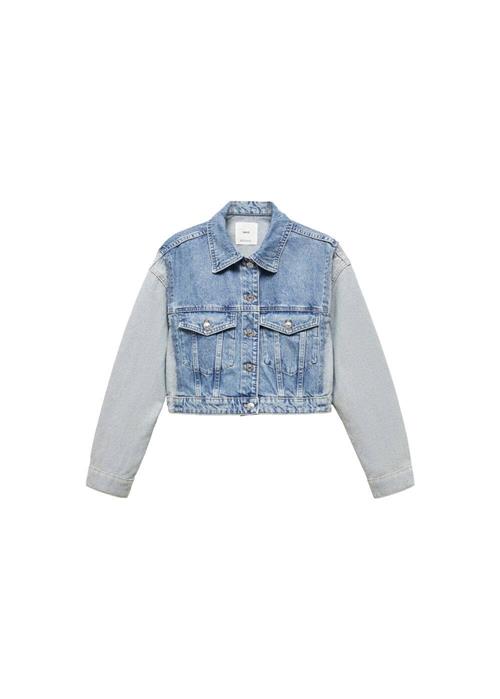 MANGO Overgangsjakke 'Olivia'  blue denim / lyseblå