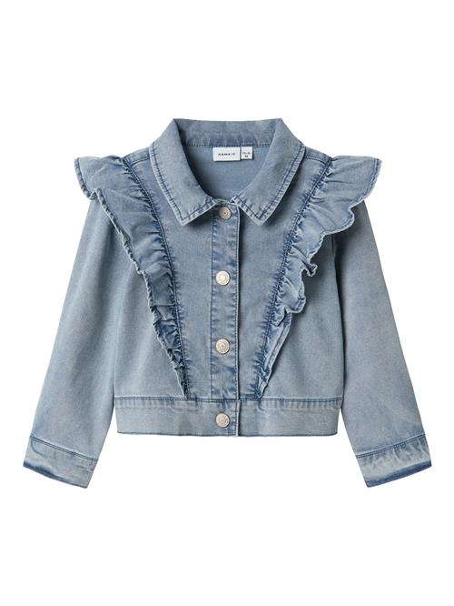 NAME IT Overgangsjakke 'NMFAmber'  blue denim