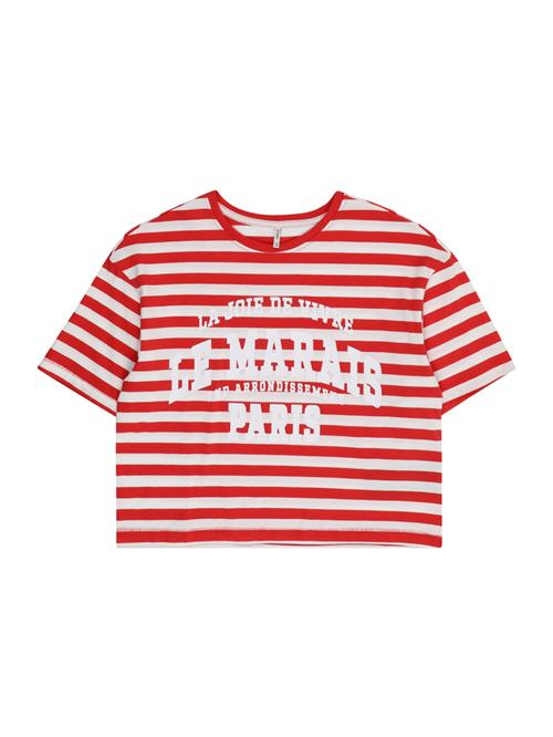 KIDS ONLY Bluser & t-shirts  rød / hvid