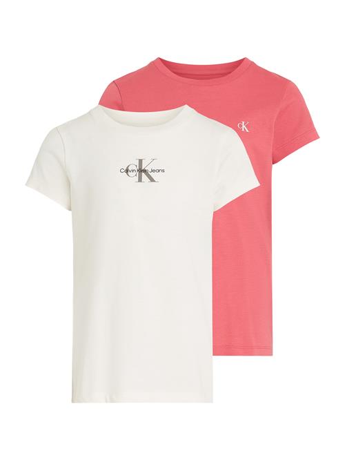 Calvin Klein Jeans Bluser & t-shirts  ecru / grå / pink / sort