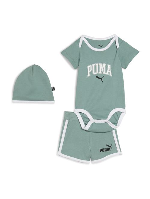 PUMA Sæt 'Minicats Class'  pastelgrøn / sort / hvid