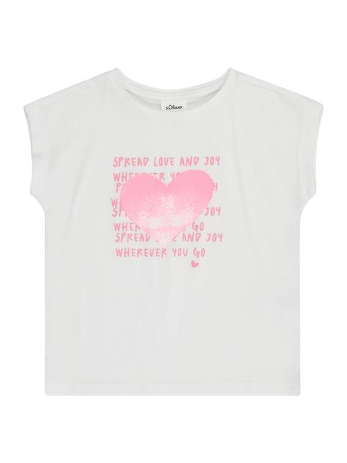 s.Oliver Bluser & t-shirts  lys pink / hvid