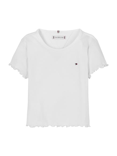 TOMMY HILFIGER Bluser & t-shirts 'ESSENTIAL'  hvid