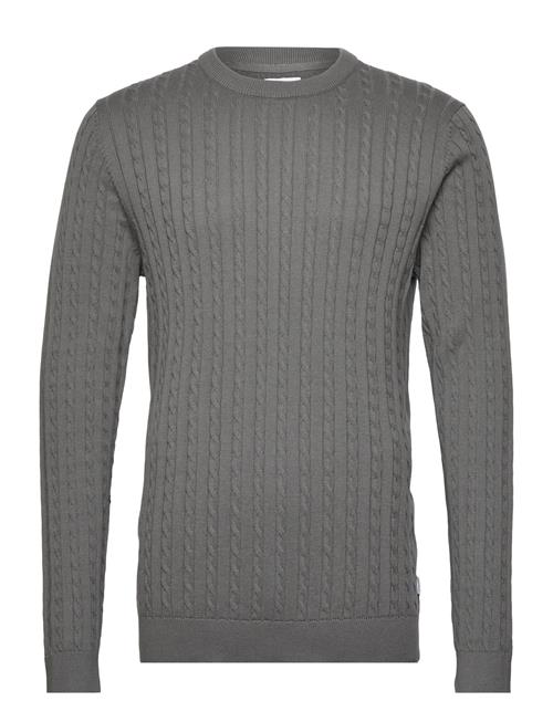 Jack & Jones Jjcarlson Knit Crew Neck Jack & J S Grey