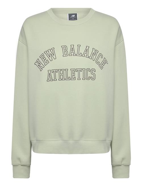 Graphic Fleece Crew New Balance Green