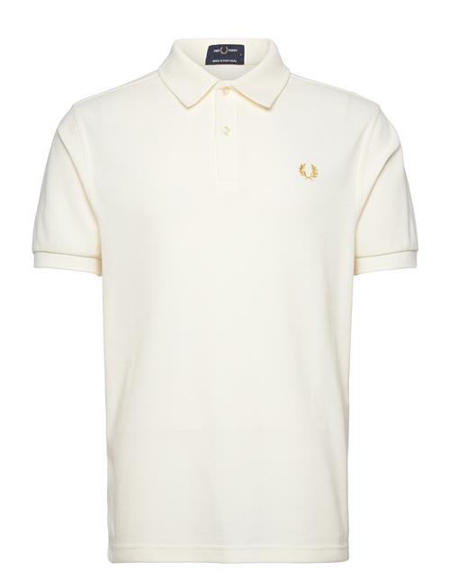 Open Waffle Polo Shirt Fred Perry Cream