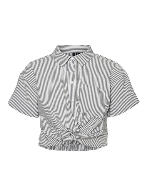 VERO MODA Bluse 'Oca'  dueblå / hvid