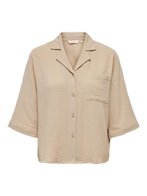 ONLY Bluse 'THYRA'  beige