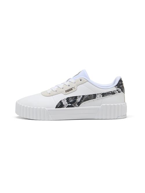 PUMA Sneaker low 'Carina 3.0 Snake Chic'  creme / guld / sort / hvid