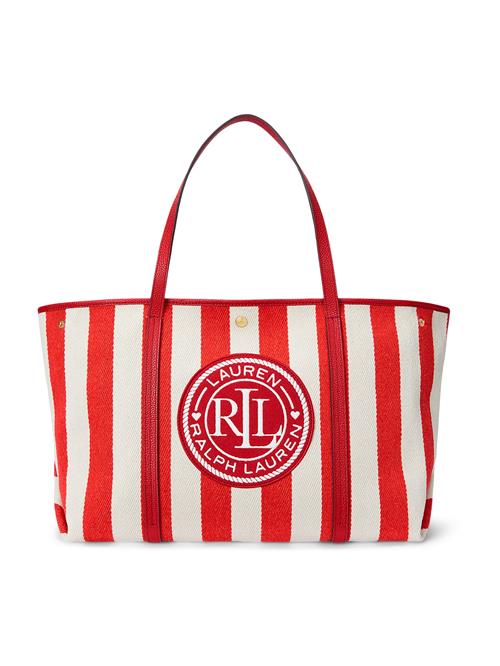 Lauren Ralph Lauren Shopper 'EMERIE'  rød / hvid