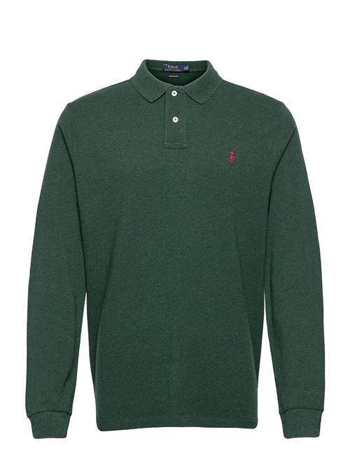 Custom Slim Fit Mesh Polo Shirt Polo Ralph Lauren Green