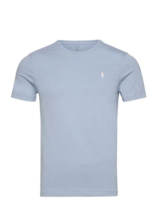 Custom Slim Fit Jersey Crewneck T-Shirt Polo Ralph Lauren Blue