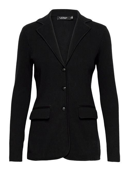 Combed Cotton Blazer Lauren Ralph Lauren Black