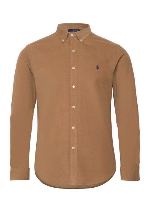 Slim Fit Corduroy Shirt Polo Ralph Lauren Brown