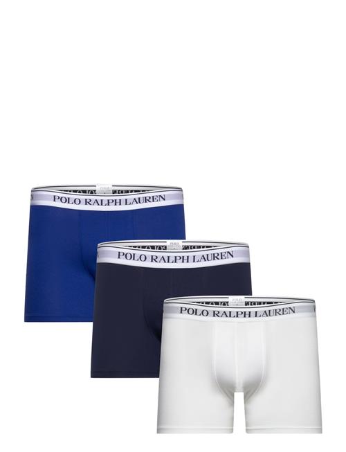 Stretch Cotton Boxer Brief 3-Pack Polo Ralph Lauren Blue