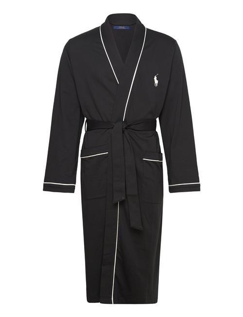 Cotton-Blend Jersey Robe Polo Ralph Lauren Black