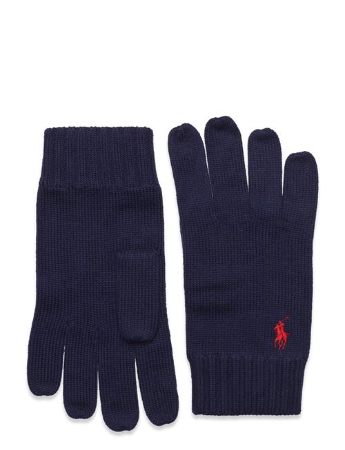 Signature Pony Wool Gloves Polo Ralph Lauren Navy