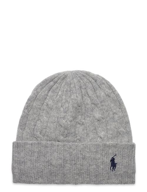 Cable-Knit Wool-Cashmere Beanie Polo Ralph Lauren Grey