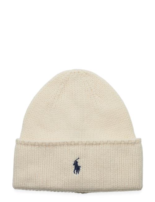 Cable-Knit Merino Wool Beanie Polo Ralph Lauren Cream