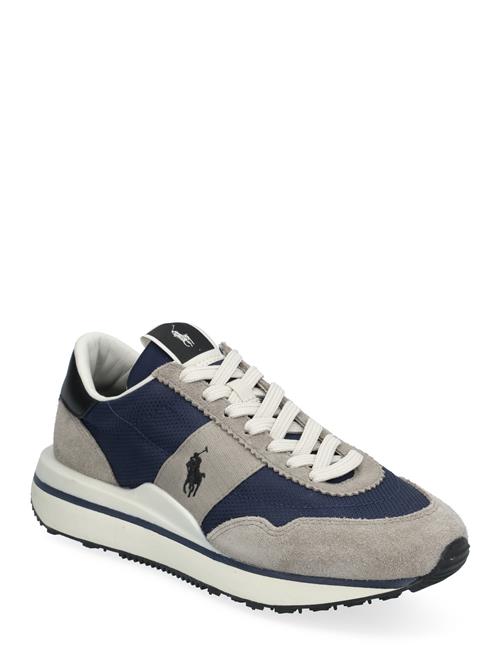 Train 89 Leather & Canvas Sneaker Polo Ralph Lauren Navy