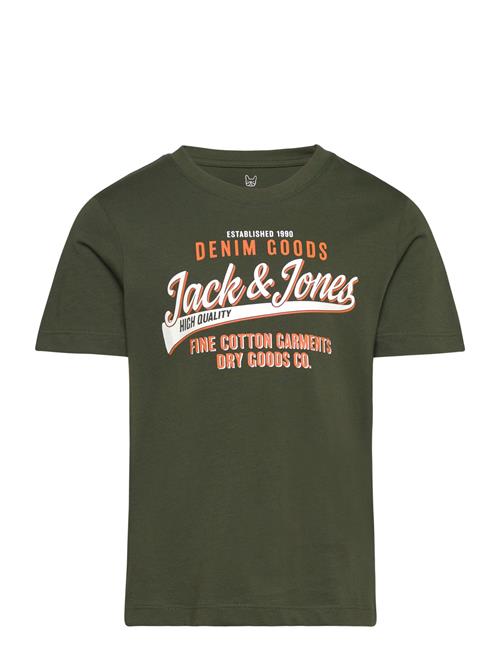 Jack & Jones Jjelogo Tee Ss Ck 2Col 24/25 Noos Mni Jack & J S Khaki