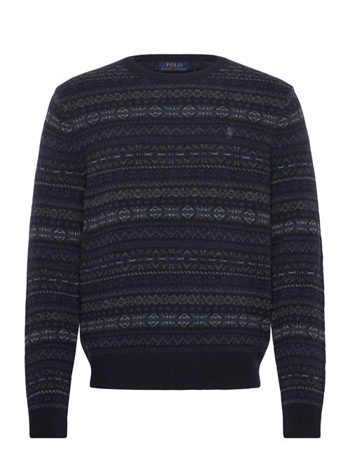 Fair Isle Wool Sweater Polo Ralph Lauren Navy