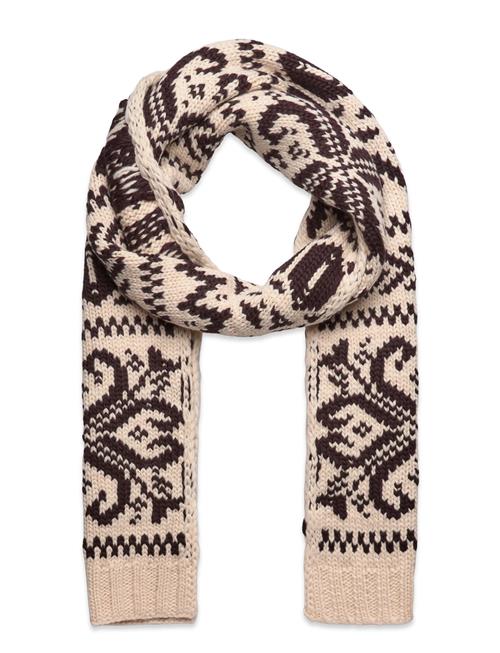 Wool Snowflake Scarf Polo Ralph Lauren Cream