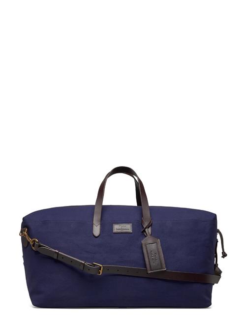 Leather-Trim Canvas Duffel Polo Ralph Lauren Navy